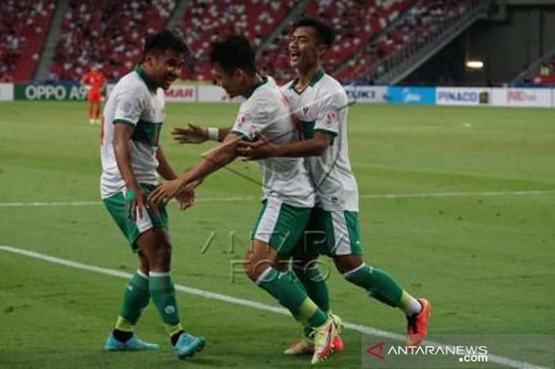 Semi Final Piala AFF: Indonesia Lawan Singapura Bermain Imbang 1-1