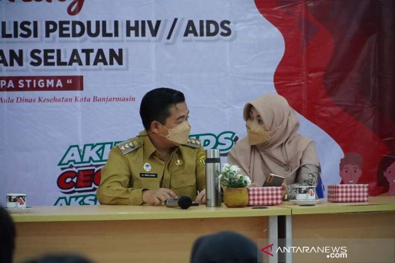 40 percent of HIV AIDS transmission in South Kalimantan is in Banjarmasin