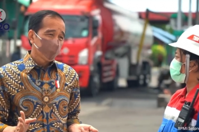 Presiden tinjau ketersediaan BBM di Bali