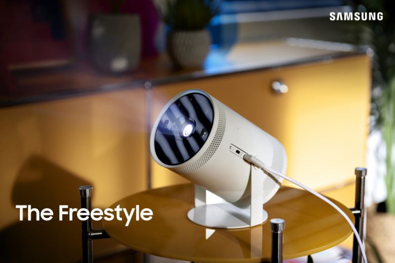 Samsung launches modern “Freestyle” portable projector