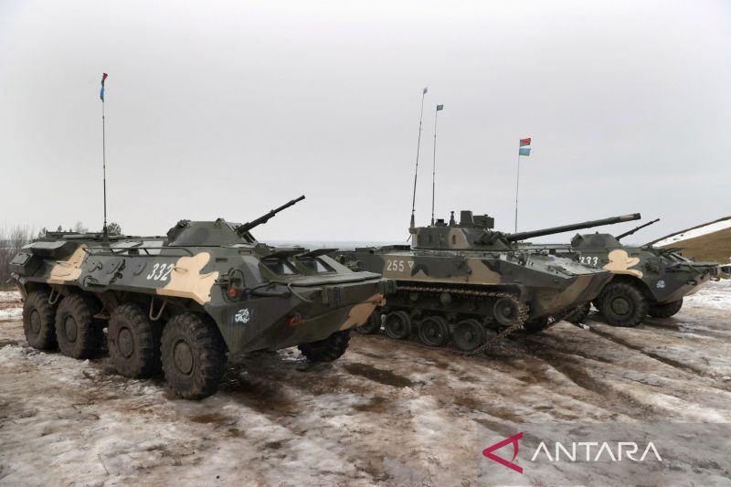 Belarus akan latihan militer dekat perbatasan dengan Ukraina