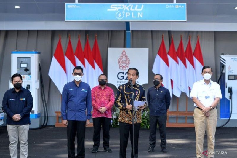 Presiden meresmikan SPKLU Ultra Fast Charging