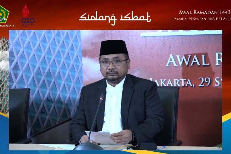 Pemerintah Indonesia tetapkan awal Ramadhan 1443 Hijriah jatuh pada 3 April 2022