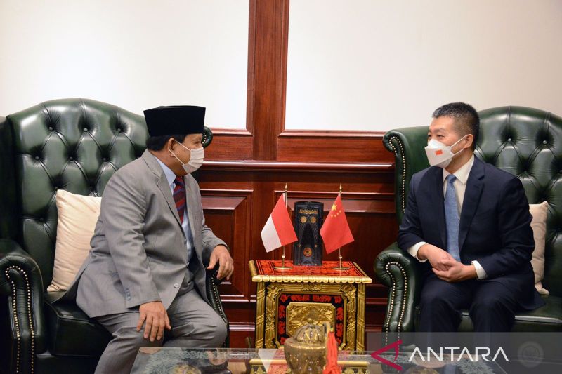 Menhan Prabowo terima kunjungan Dubes Tiongkok