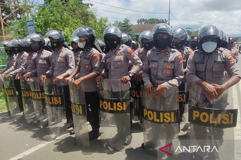 Polres siagakan 150 personel untuk amankan aksi damai 114 di Manokwari