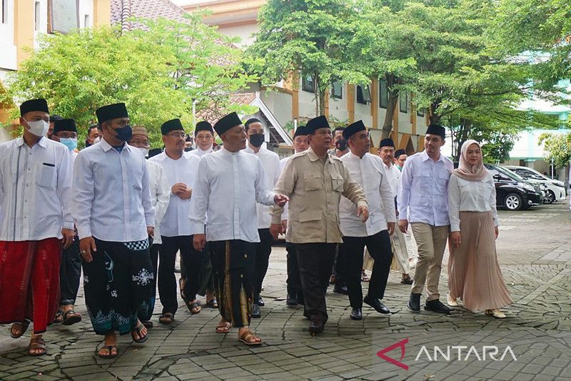 Prabowo Subianto ziarah ke makam Gus Dur di Tebuireng Jombang