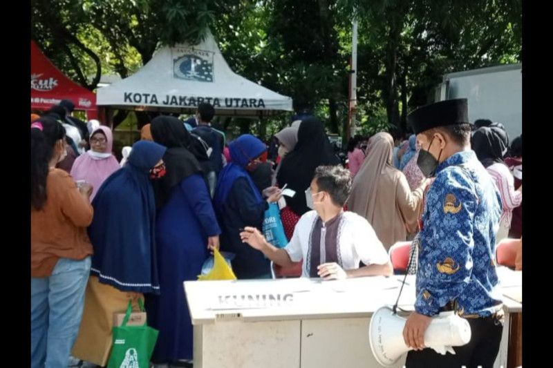 Telur jadi favorit peserta Program Pangan Bersubsidi di Jakarta Utara