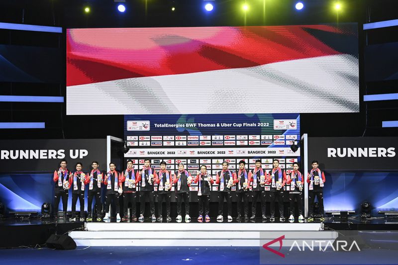 Indonesia runner-up Piala Thomas 2022