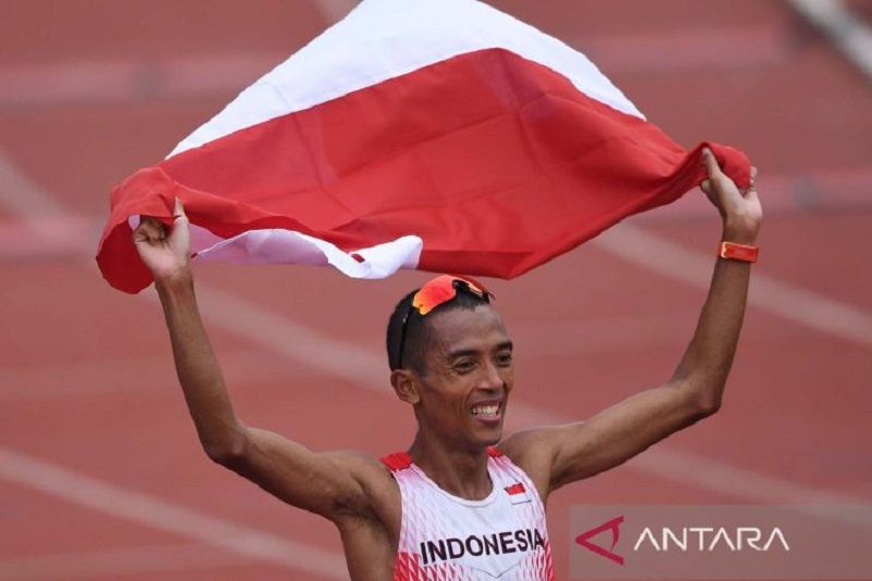 Agus Prayogo rebut medali perak lari maraton SEA Games Vietnam