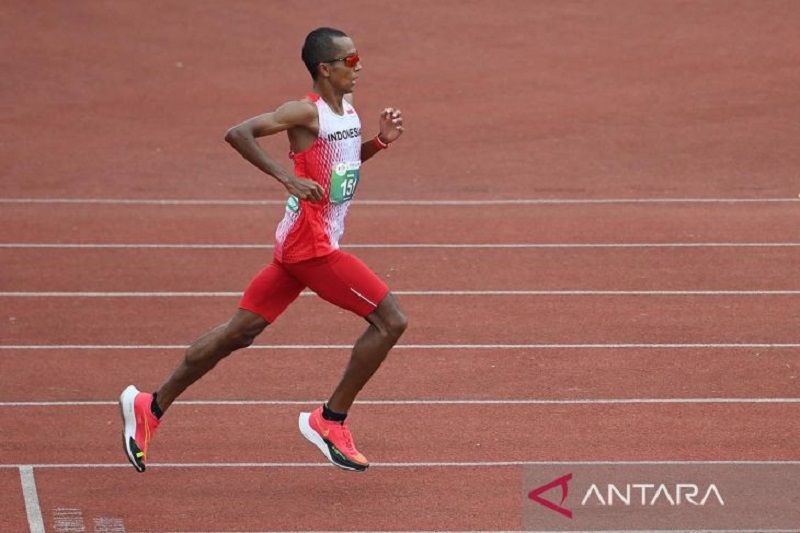 Agus Prayogo rebut medali perak lari maraton SEA Games Vietnam