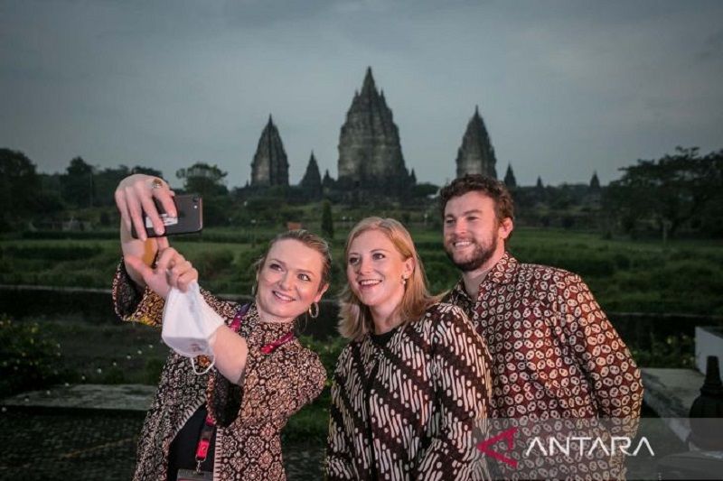 Menengok keseruan delegasi negara G20 DEWG saat nikmati suasana Candi Prambanan