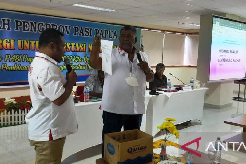 Yermias Bisai terpilih sebagai Ketua PASI Papua 2021-2025