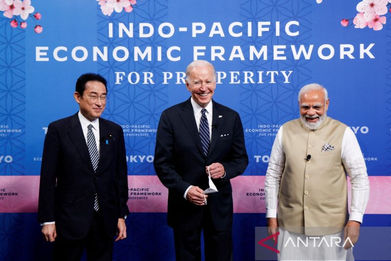 Biden luncurkan kemitraan ekonomi dengan 12 negara, termasuk Indonesia