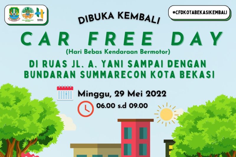 Pemkot Bekasi gelar hari bebas kendaraan bermotor mulai Minggu (29/5)