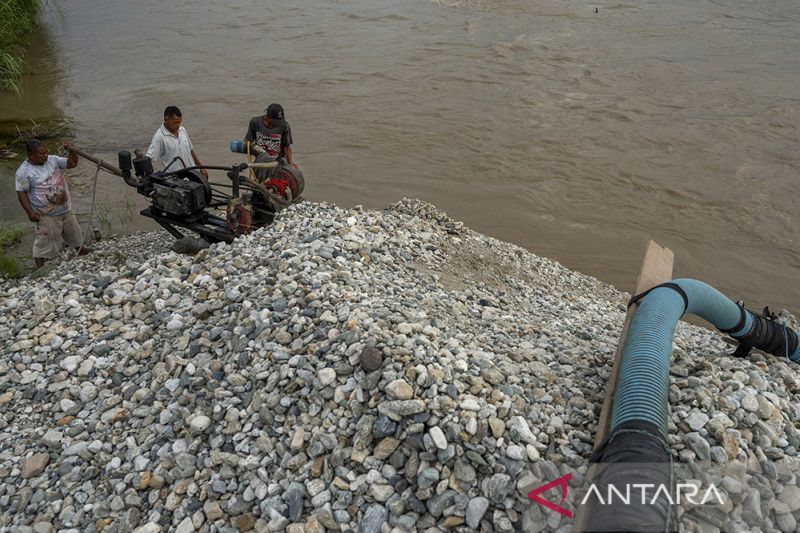 Aktivitas Penambangan Pasir Menurun Akibat Cuaca