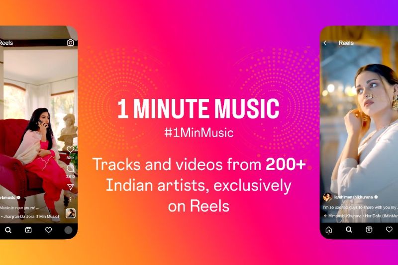 Instagram hadirkan “1 Minute Music” untuk Reels di India
