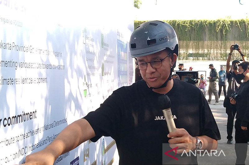 Anies optimistis jalur sepeda di Jakarta capai 500 kilometer
