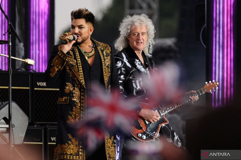 Queen + Adam Lambert tampil di konser Platinum Jubilee Ratu Elizabeth
