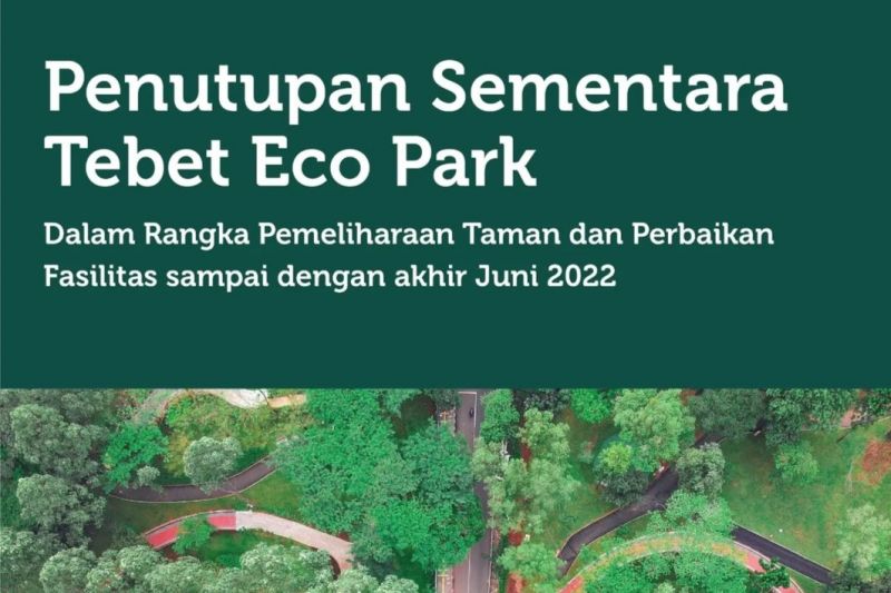 Ini kata Wagub DKI terkait penutupan Tebet Eco Park