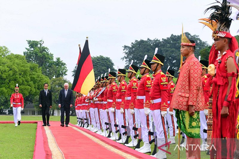 Kemarin, Jokowi terima Presiden Jerman hingga tahun politik romantis