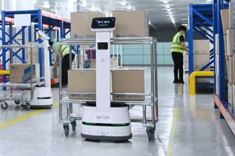 LG masuki pasar logistik dengan teknologi robot