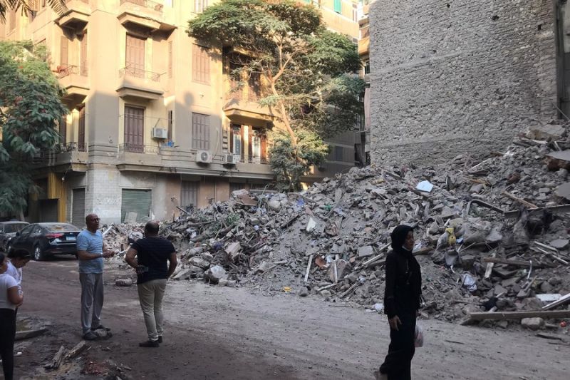 Bangunan tua runtuh di Kairo tewaskan 6
