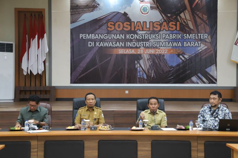 Konstruksi pembangunan proyek smelter di Sumbawa Barat dimulai Juli