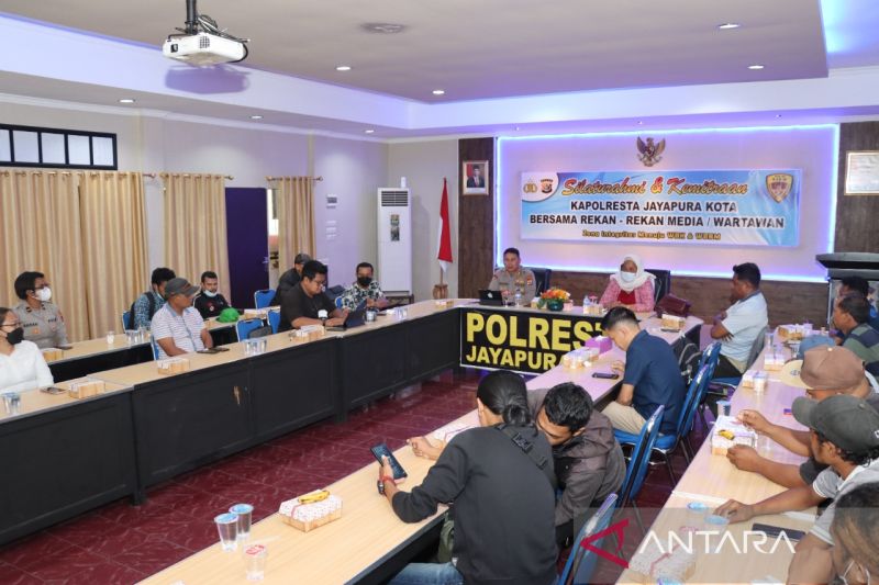 Polresta Jayapura Kota dukung wartawan lakukan kegiatan kemasyarakatan