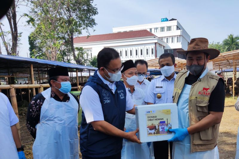 Anies lepas 865 petugas pemeriksa hewan dan daging kurban di Jakarta