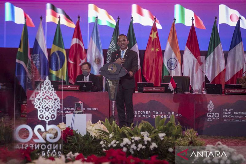 Bahlil ajak negara G20 ambil peran dukung pemulihan ekonomi global