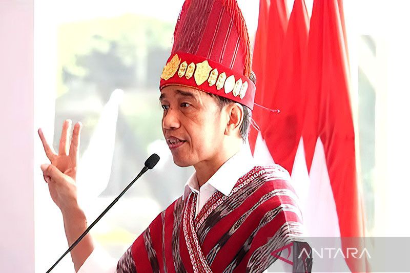 Presiden Jokowi ajak masyarakat bersyukur harga beras tidak naik