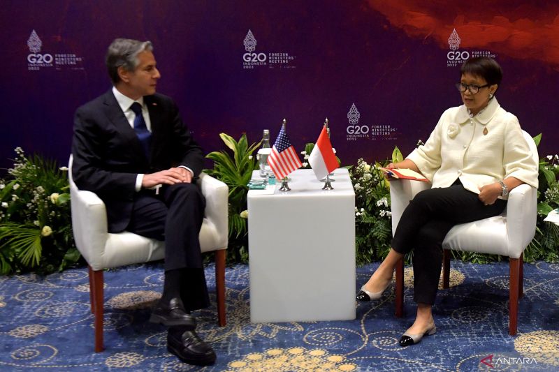 Menlu RI bertemu Menlu AS bahas tantangan keamanan regional, global