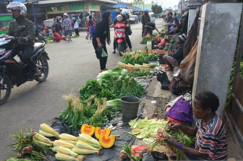 Disnakerindag: pengiriman sayur Jayawijaya ke PTFI masih berlangsung
