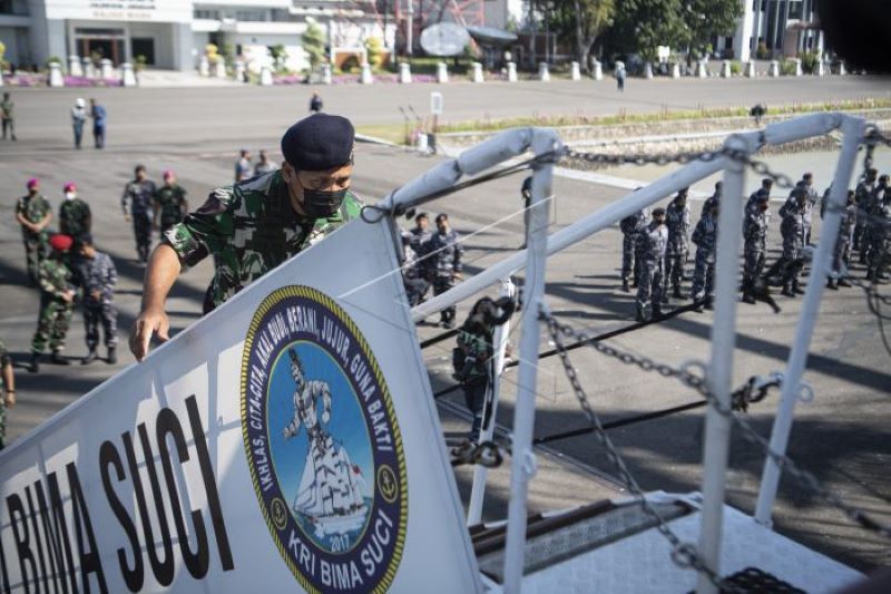 Pelepasan Satgas Kartika Jala Krida Mengarungi sejumlah negara