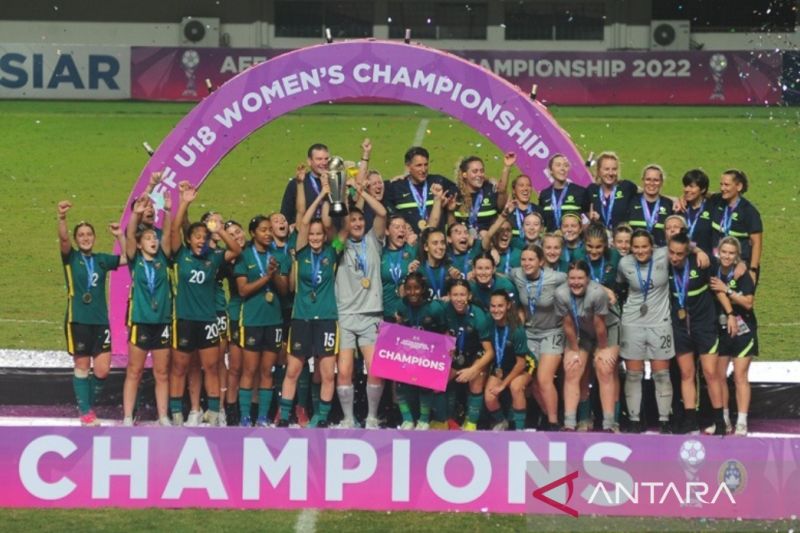 Australia juara AFF U-18 Putri 2022 setelah tumbangkan Vietnam 2-0