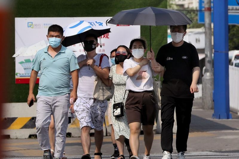 China mengeluarkan peringatan merah lagi karena suhu tinggi