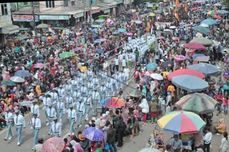 Pawai Pembangunan HUT RI Jambi