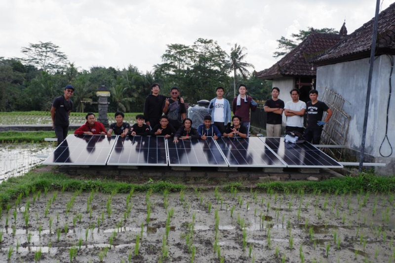 Irigasi petani di Ubud Bali jadi lancar berkat pompa air tenaga surya
