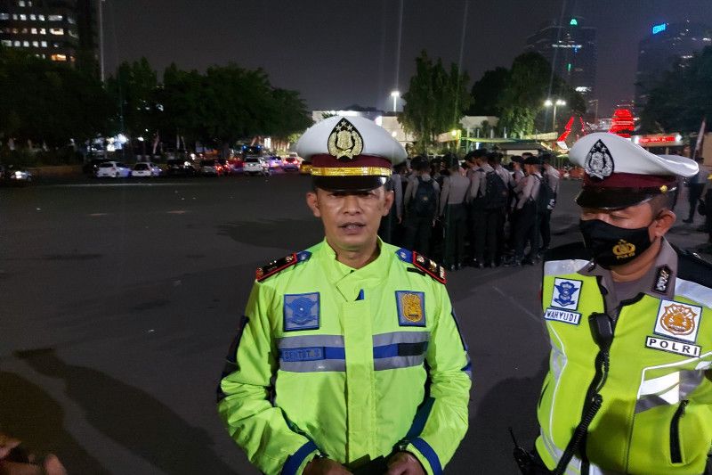 Polda Metro Jaya gelar patroli amankan Jakarta pada malam hari