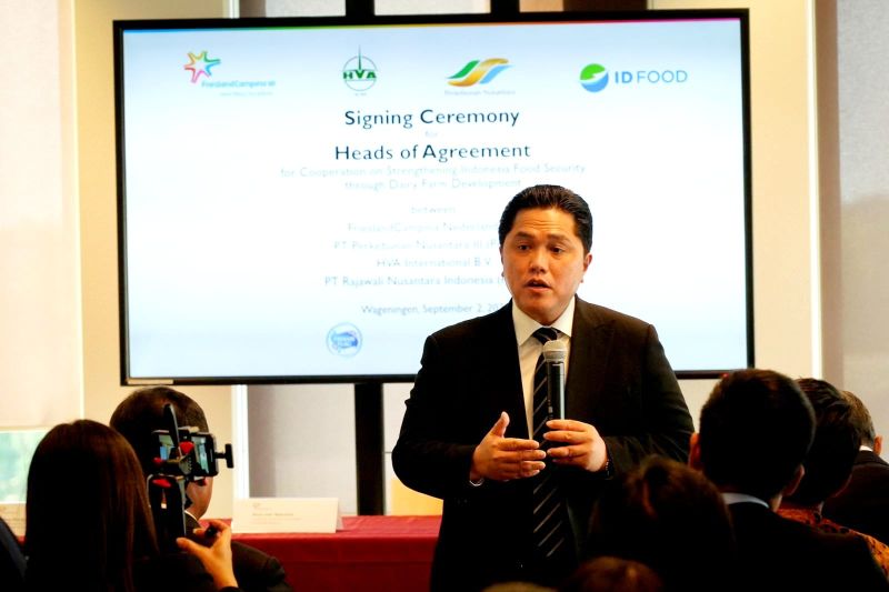 Tingkatkan Produksi Susu Nasional, Holding Perkebunan Nusantara PTPN