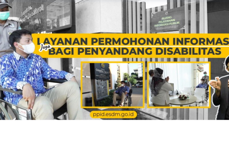 Kementerian ESDM layani permohonan informasi bagi disabilitas