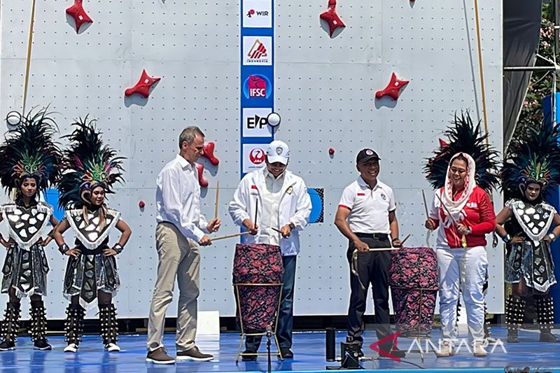 Menpora resmi buka Piala Dunia Panjat Tebing di Jakarta