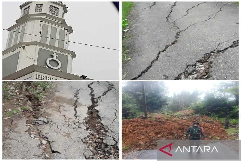 Posko gempa Tapanuli Utara rehabilitasi 1.285 rumah warga