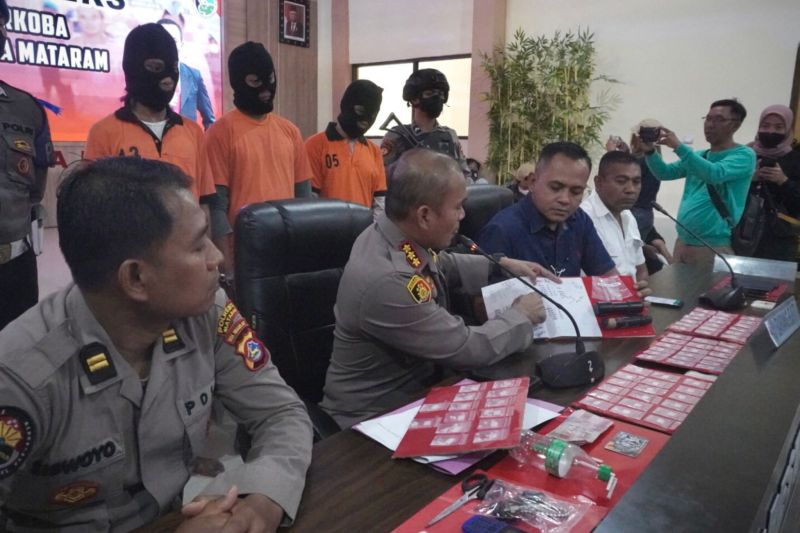 Polresta Mataram sita 27,56 gram sabu-sabu dan uang Rp1,1 juta