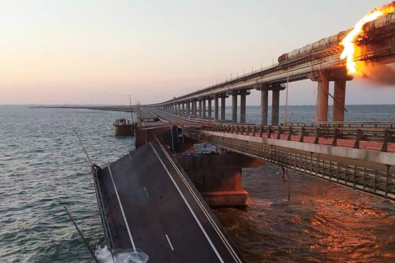 Rusia kembali tuding Ukraina dalang ledakan Jembatan Krimea