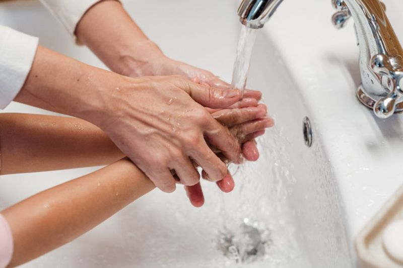 Dettol meminta masyarakat untuk mencuci tangan dengan sabun sebelum berwudhu
