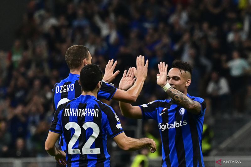 Liga Champions – Inter Milan pastikan diri lolos ke babak 16 besar usai cukur Viktoria Plazen 4-0