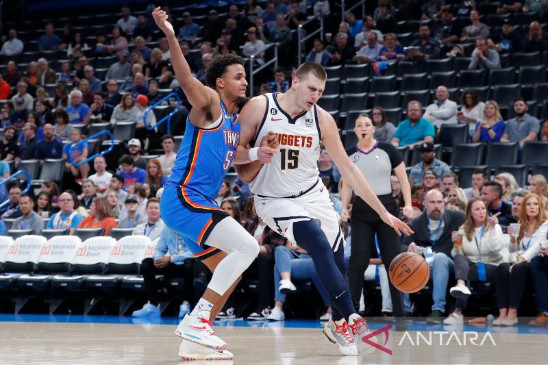 Jokic kemas triganda, Nuggets setop kemenangan beruntun Thunder