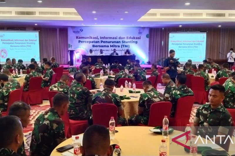 BKKBN Sulsel gelar KIE percepat penurunan stunting bersama TNI