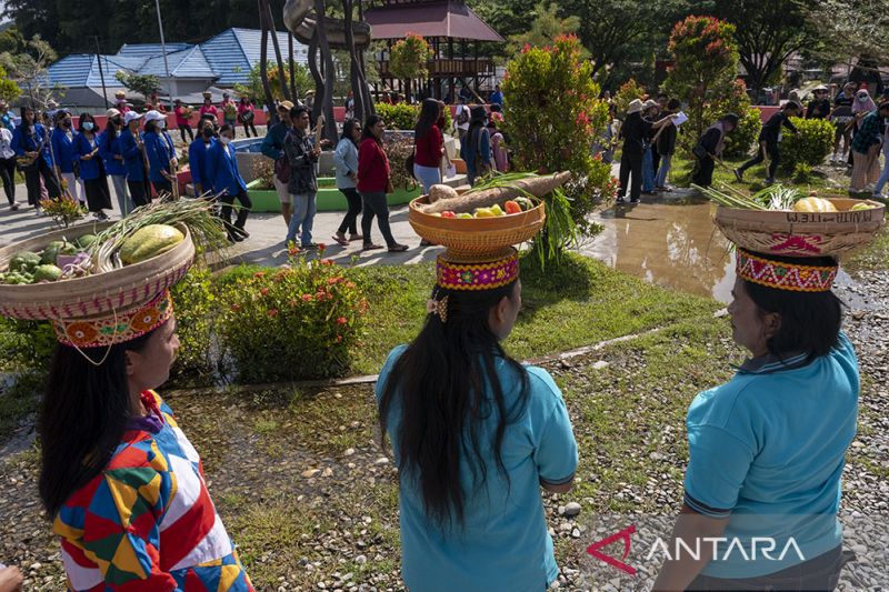 Karnaval Hasil Bumi di Festival Mosintuwu Poso